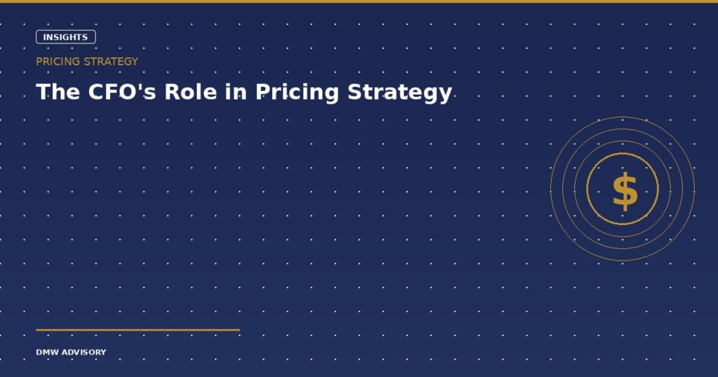 CFO role in pricing strategy