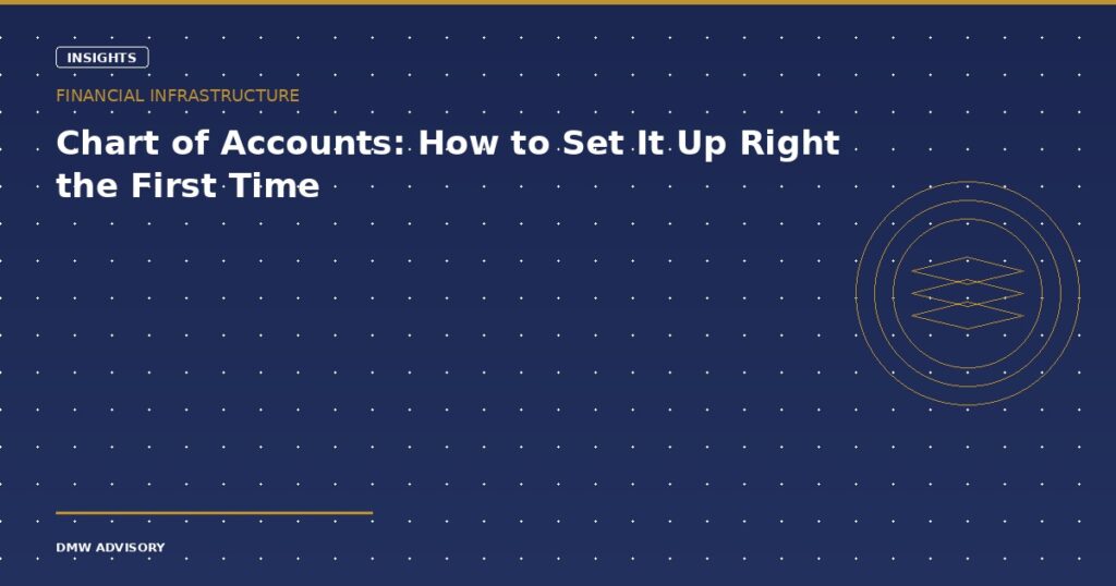 Chart of accounts setup guide