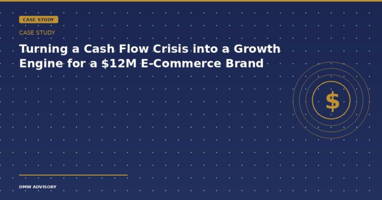 Turning a Cash Flow Crisis into a Growth Engine for a $12M E-Commerce Brand