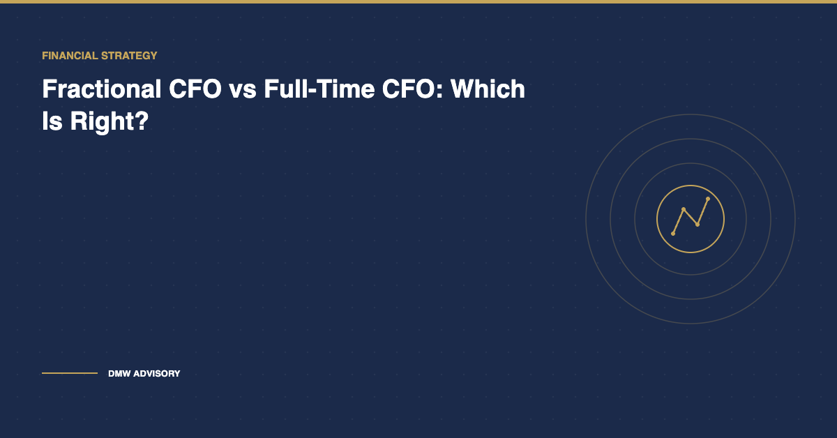 Fractional CFO vs full-time CFO comparison
