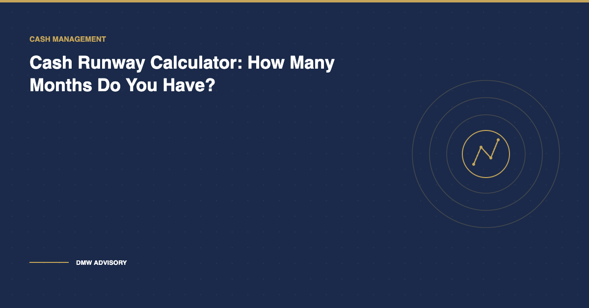 Cash runway calculator for startups