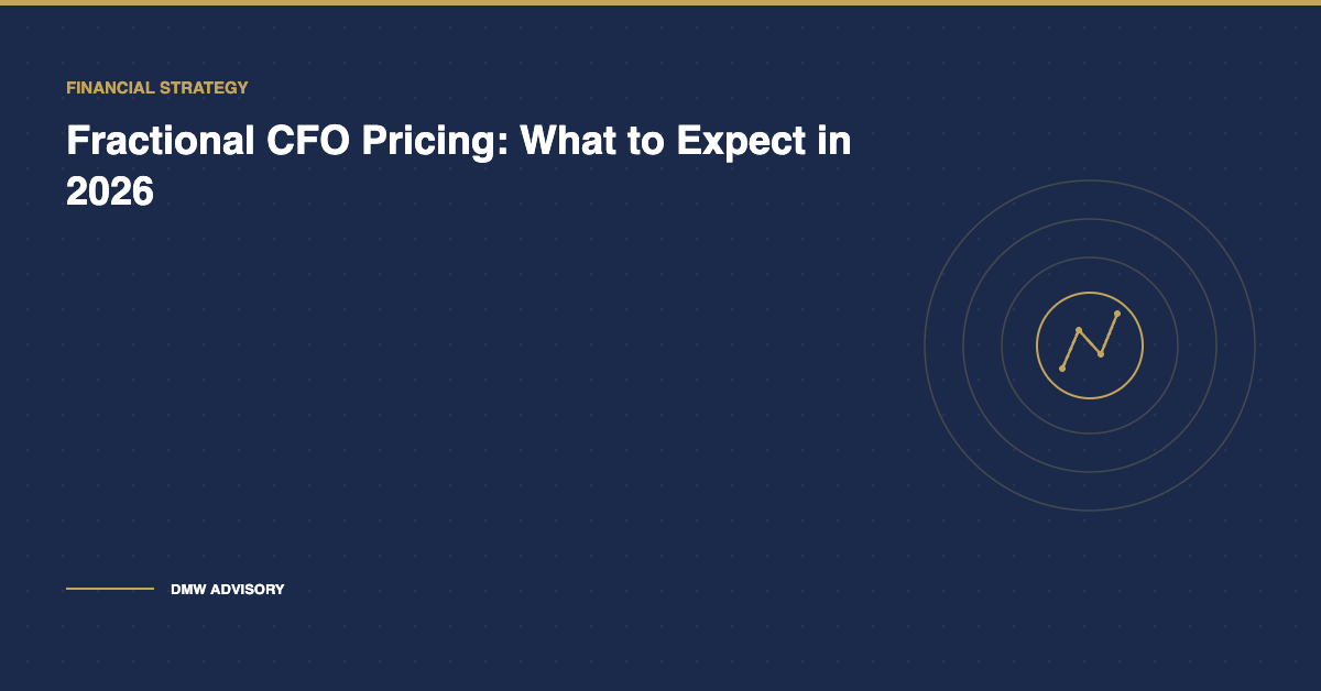 Fractional CFO pricing and costs in 2026