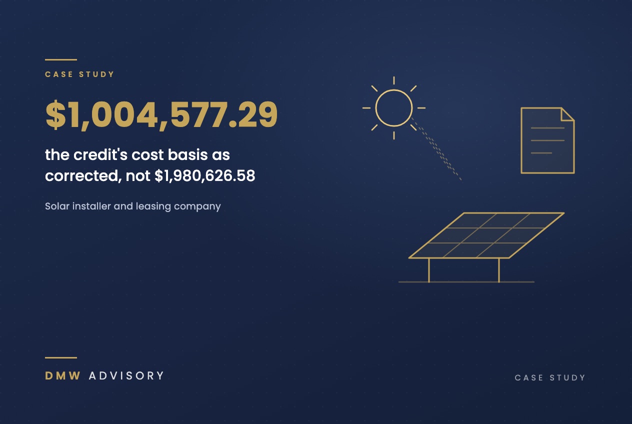 $1,004,577.29: the credit's cost basis as corrected, not $1,980,626.58